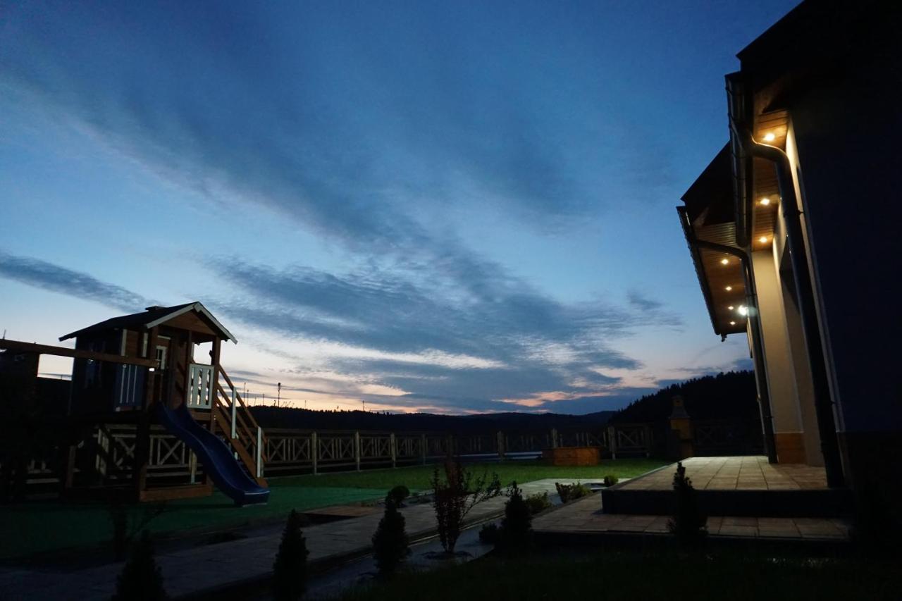 Dom Na Wzgorzu Slonce Na Wylacznosc Jacuzzi Elektryczne Sauna Rowery Zawoz Bagian luar foto