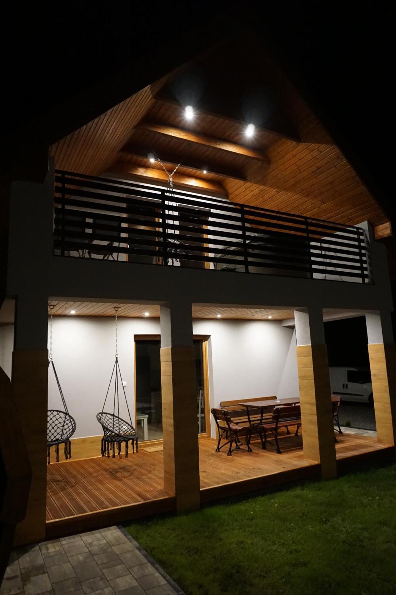 Dom Na Wzgorzu Slonce Na Wylacznosc Jacuzzi Elektryczne Sauna Rowery Zawoz Bagian luar foto